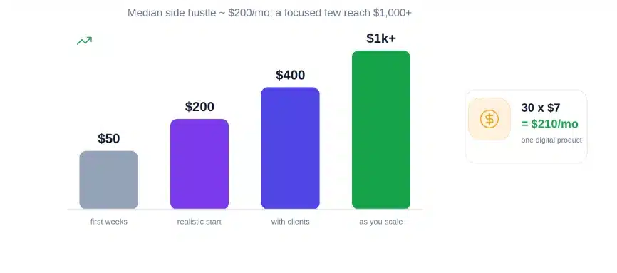 AI side hustles no coding