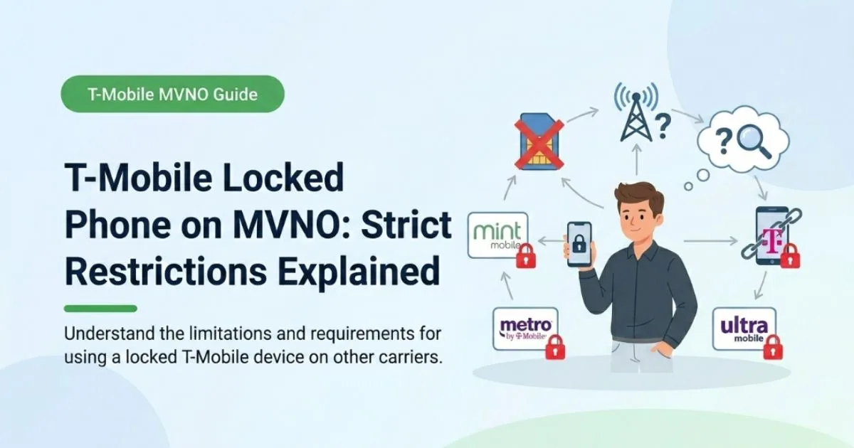 Can you use a T-Mobile locked phone on an MVNO