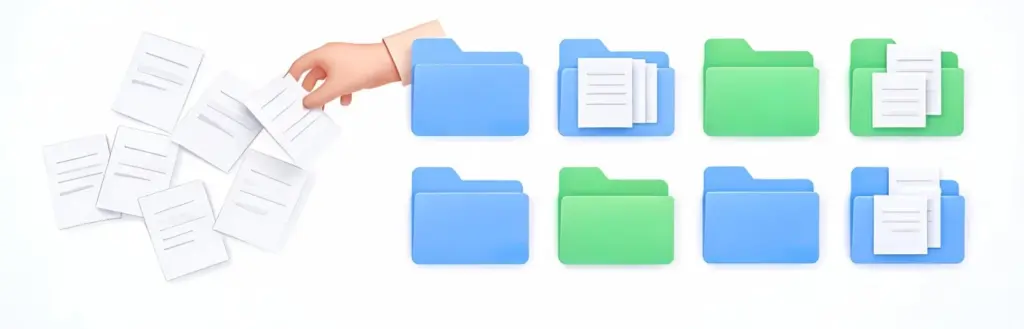 decluttering digital files